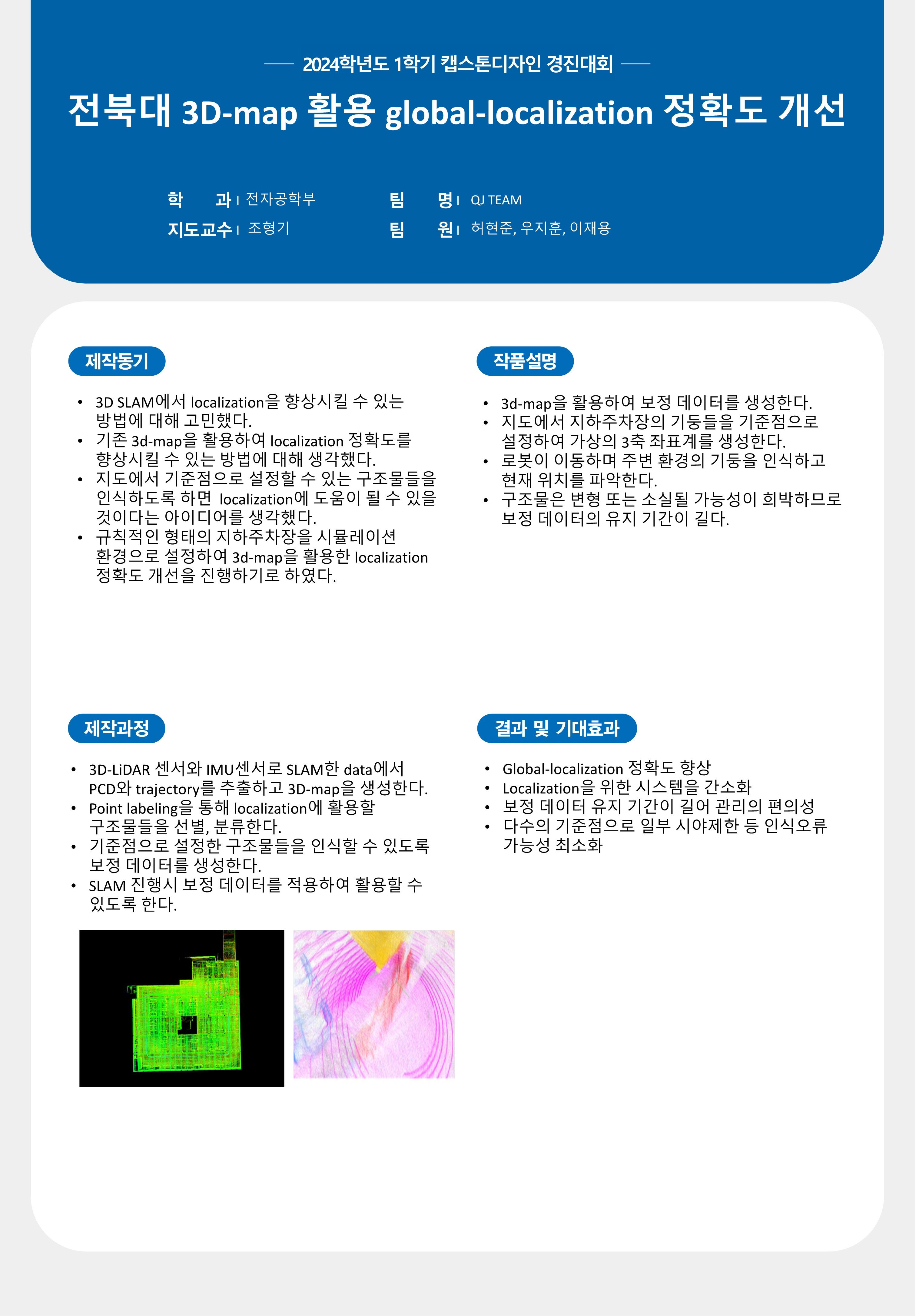 전북대 3D-map 활용 global-localization 정확도 개선