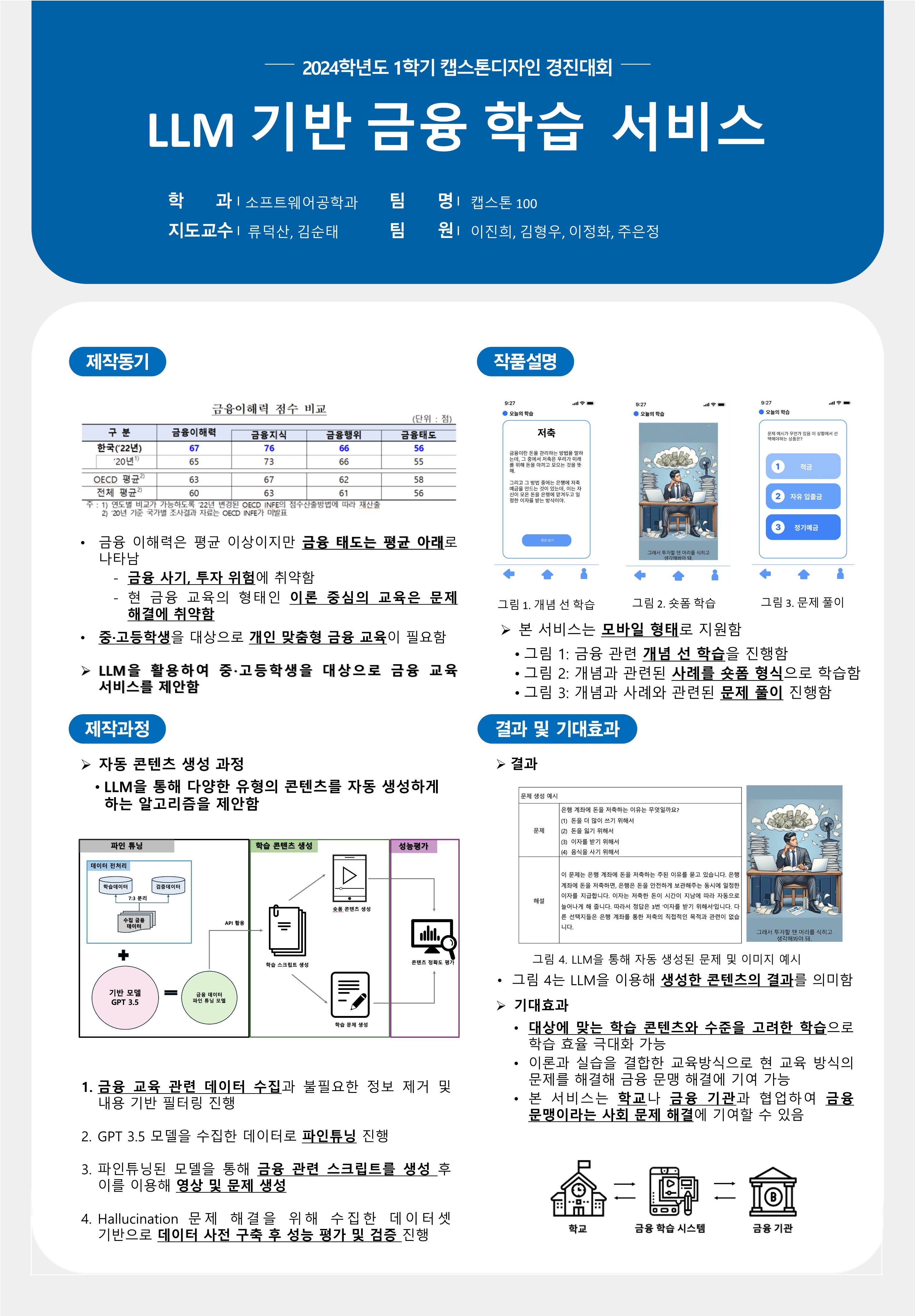 LLM 기반 금융 학습  서비스