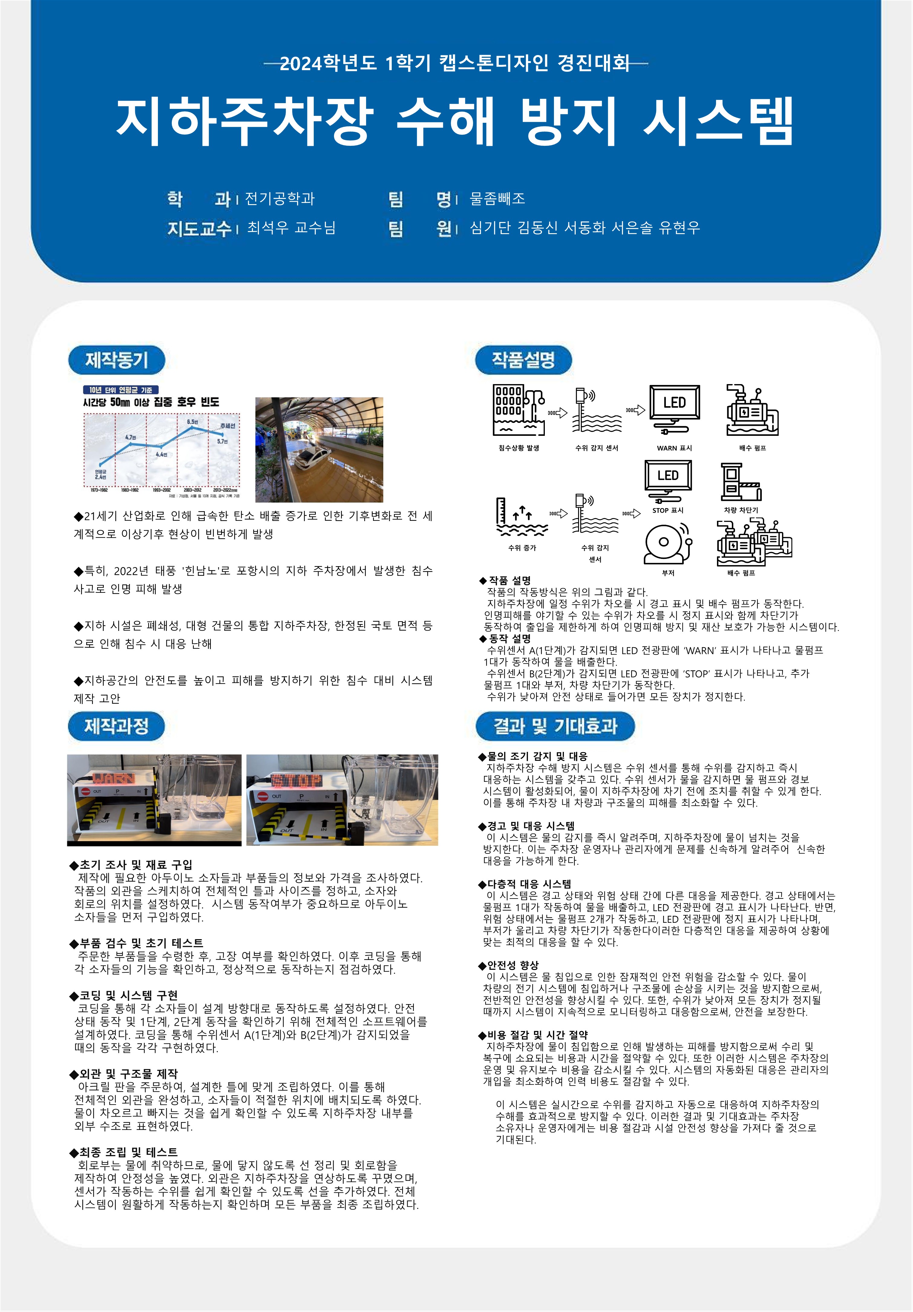 지하주차장 수해 대비 시스템