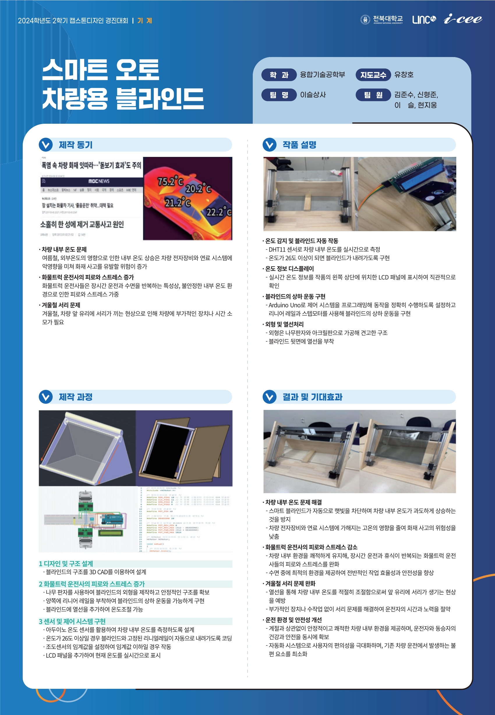 스마트 오토 차량용 블라인드