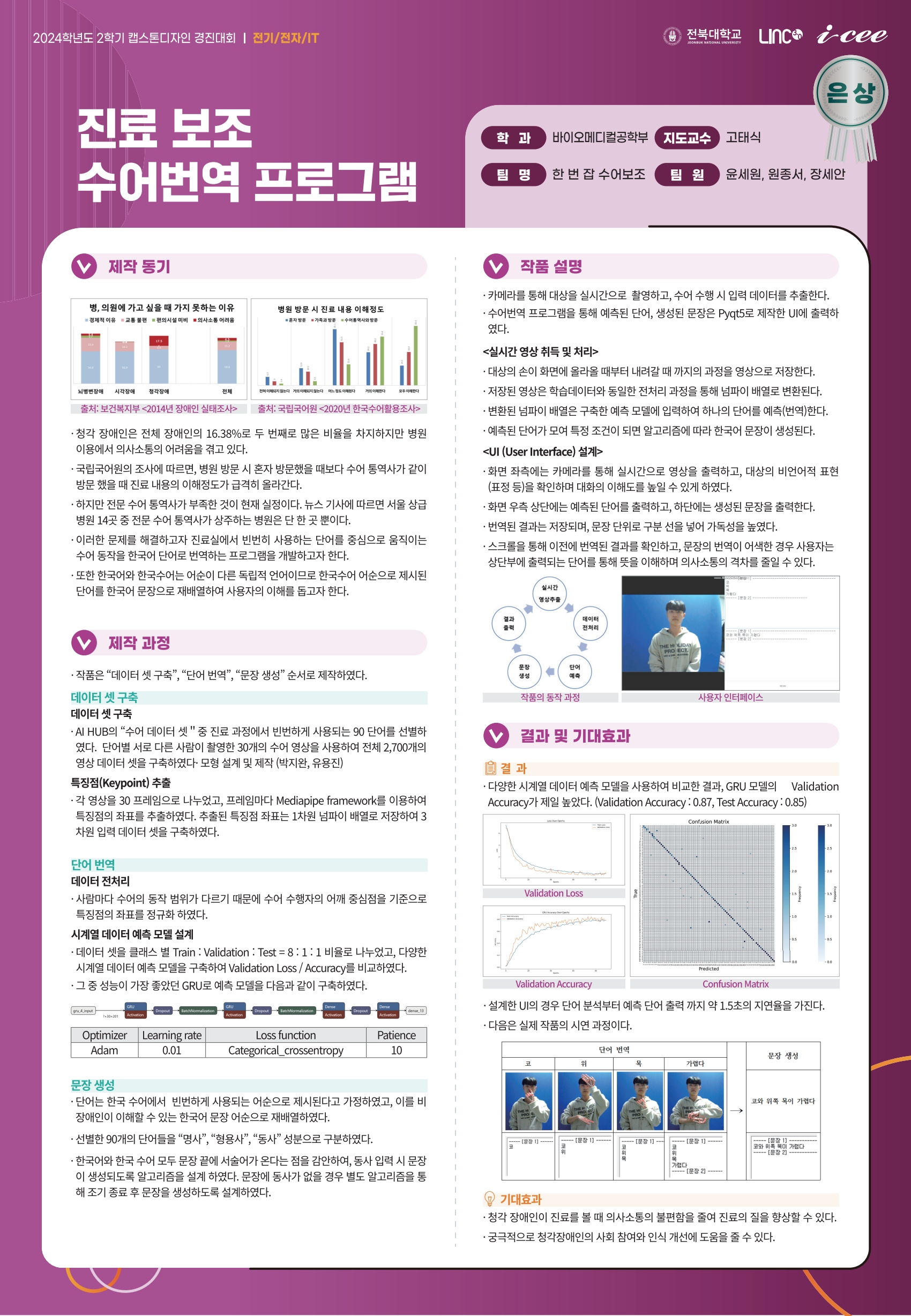 진료 보조 수어 번역 프로그램
