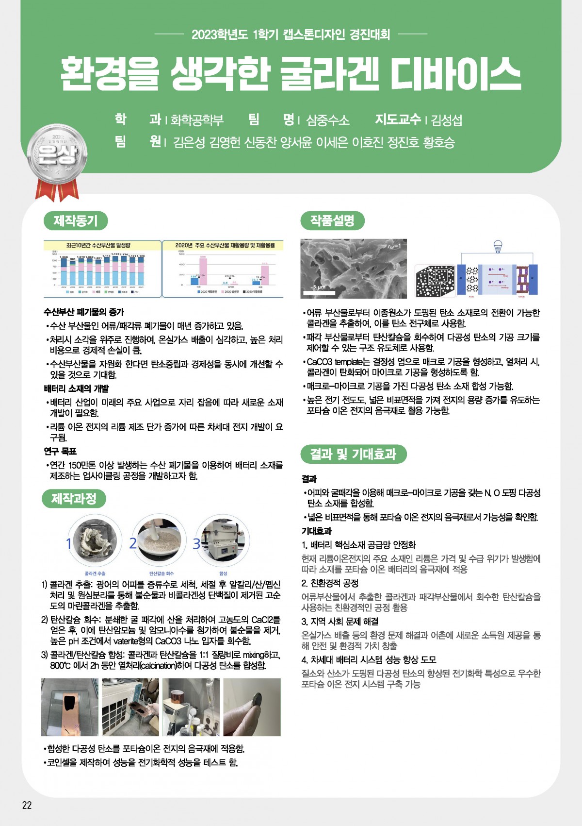 환경을 생각한 굴라겐 디바이스