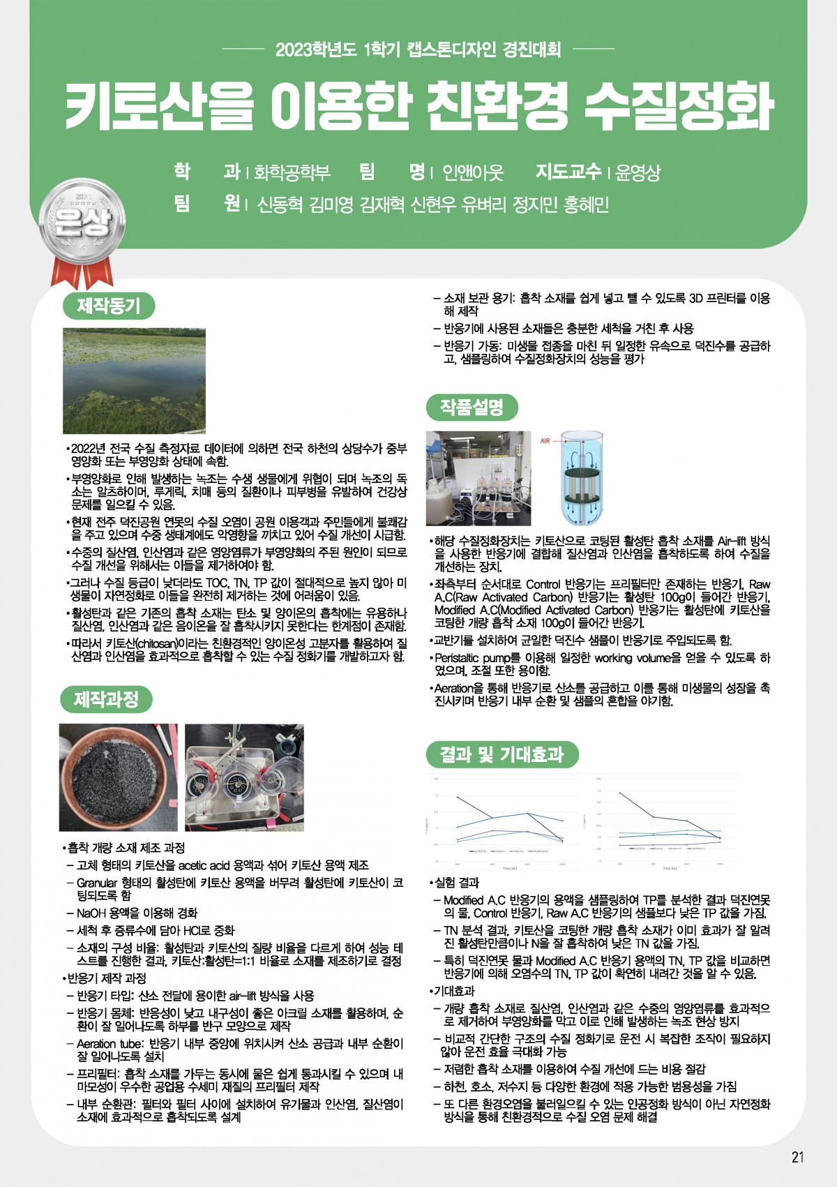 키토산을 이용한 친환경 수질정화