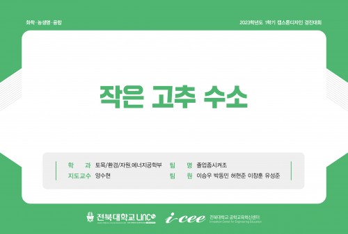 작은 고추 수소