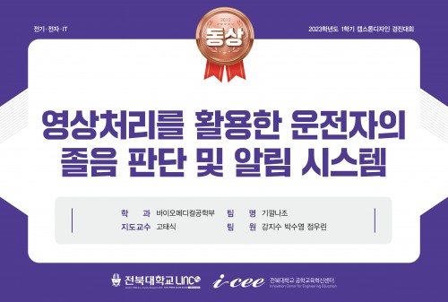 영상처리를 활용한 운전자의 졸음 판단 및 알림 시스템