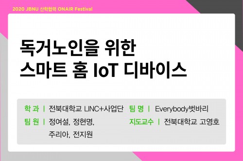 독거노인을 위한 스마트 홈 IoT 디바이스