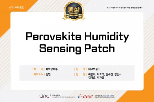 Perovskite Humidity Sensing Patch