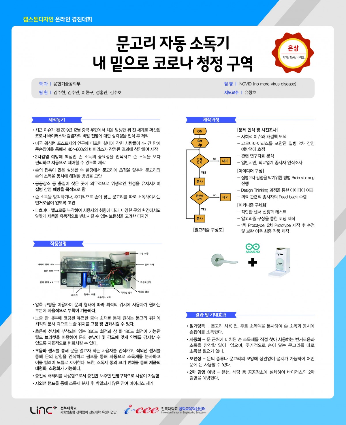 문고리 자동 소독기